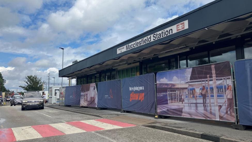Macclesfield Station Upgrade Delayed Until Autumn — Macclesfield news photo (BBC Manchester)